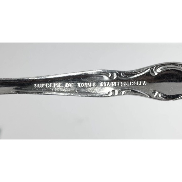 Towle Supreme ROMANCE, 15-Piece Stainless 18/0 Flatware Set, Glossy Korea - Picture 5 of 5